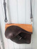 Bespoke shoulder bag made with repurposed Leather
